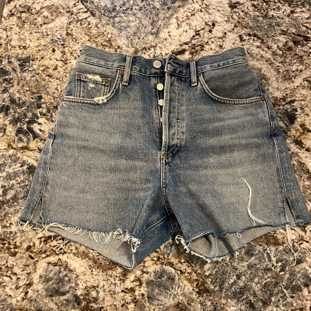 Agolde dee super high rise shorts